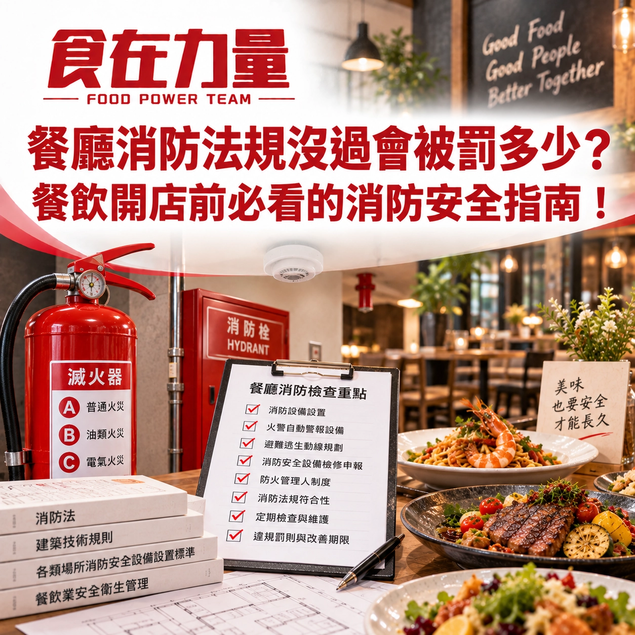 07 00.餐廳消防法規沒過會被罰多少？餐飲開店前必看的消防安全指南！